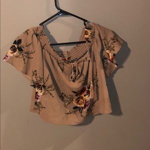 Off the shoulder shirt